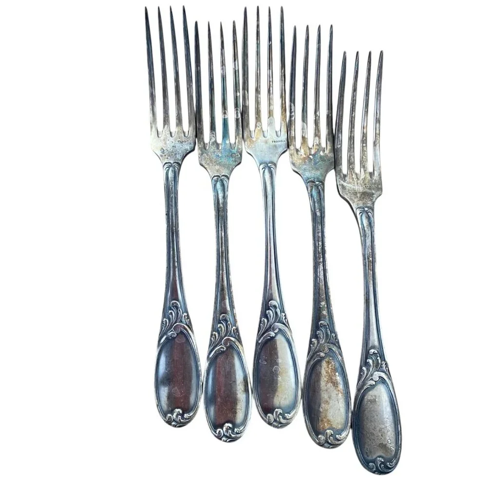 Plata Lappas‎ Flatware Set France Scroll Design 61 pieces Inox Stainless Steel